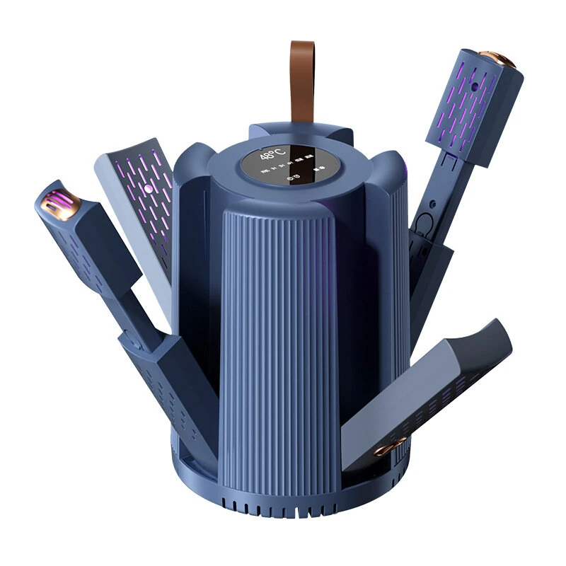 (image for) Household Smart Shoe Dryer Foldable Foot Warmer Heater Portable Electric Shoe Polisher Boots Socks Dryer Ultraviolet Sterilization